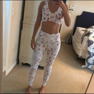 Matching Fabletics workout set